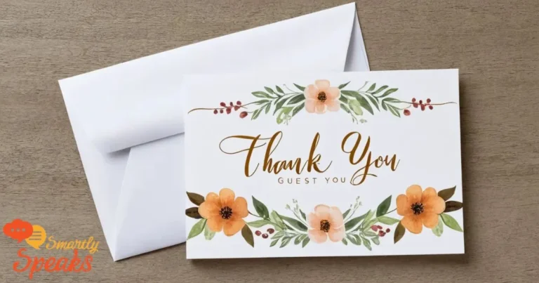 Hospitality Thank You Notes for Guests