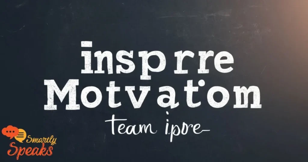 Inspire team motivation