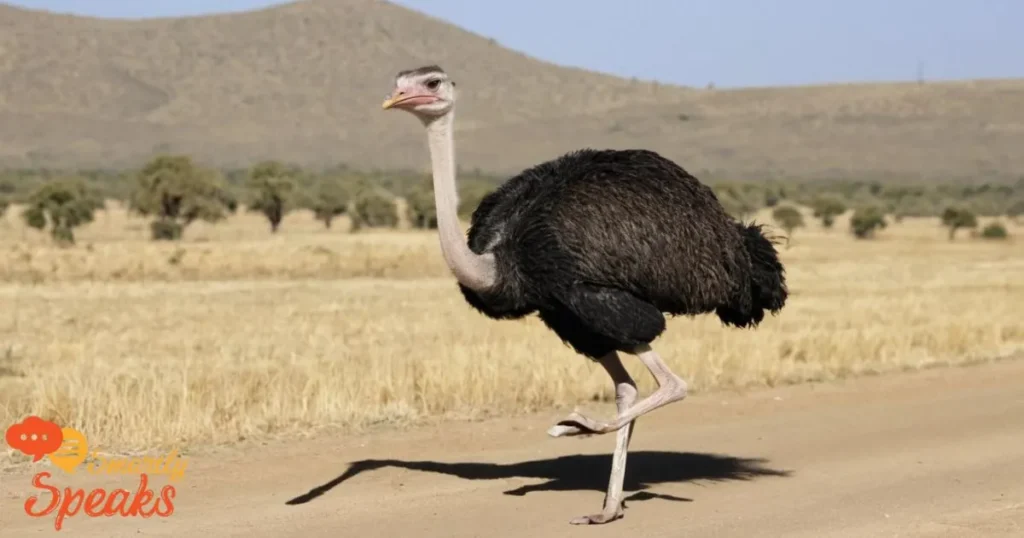 Ostriches can run faster than horses