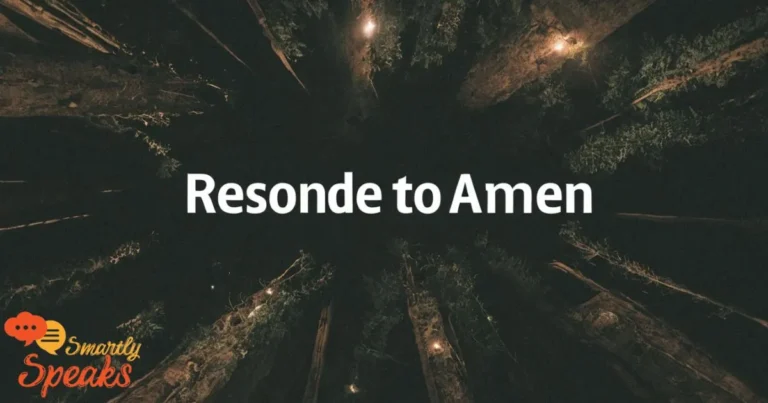 Respond to Amen